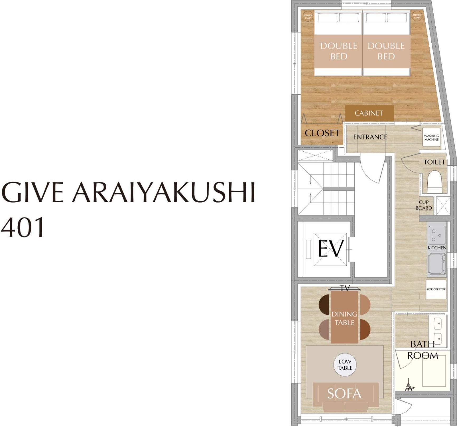 Апартаменты Give Araiyakushi Токио Экстерьер фото